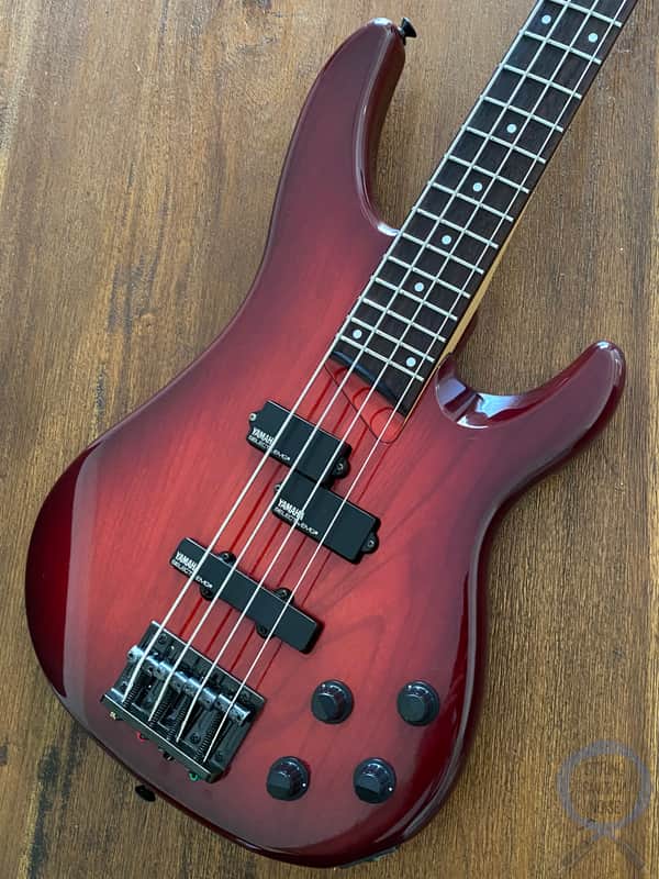 Yamaha RBX Bass, Super Medium, Active EMG, Red Burst, 1986