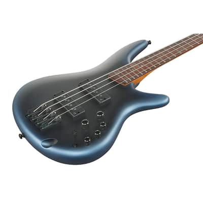 Ibanez SR500N 4-String Bass - Midnight Arctic Ocean Matte image 4