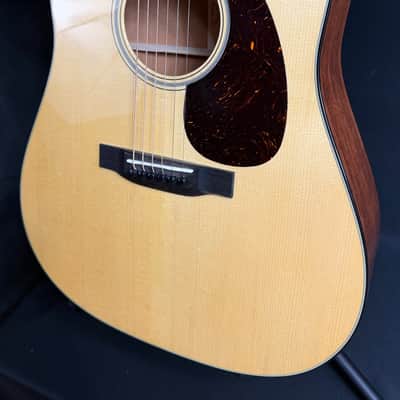 Martin Custom Shop D-18 Adirondack Dreadnought Acoustic Guitar Natural w/ Case image 4