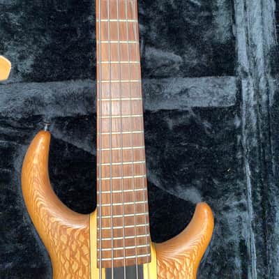 Tobias 5 String Tiger Wood Bass 1994 - Natural with Original Case! image 9