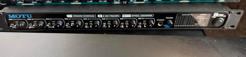 MOTU 8Pre Firewire Audio Interface 2000s - Black image 1