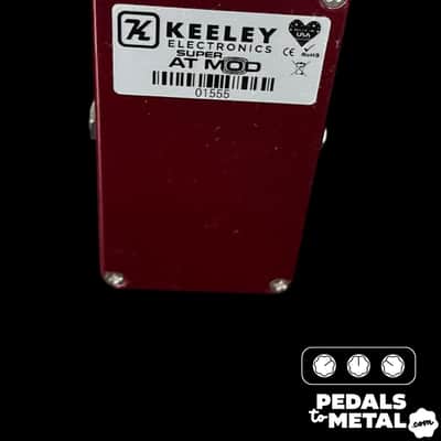 Keeley Super AT Mod Andy Timmons Signature Overdrive 2023 - Present - Red X13775 image 5