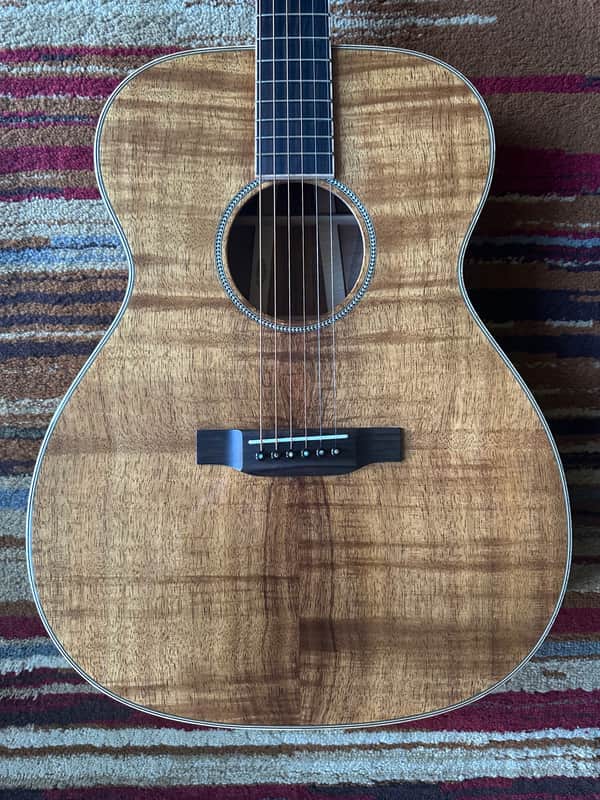 Martin Custom Shop 0000 Flamed Koa 2021 - Natural image 1