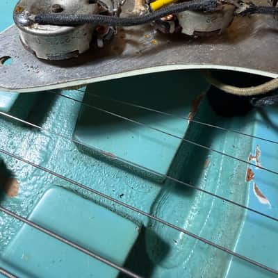 Fender Stratocaster 1964 - Daphne Blue old refin image 13