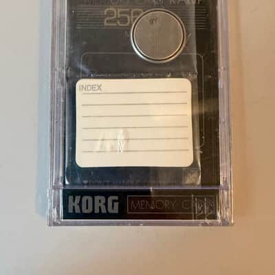 [FACTORY SEALED] KORG MCR-03 RAM Data Card 256K - For M1 / Wavestation - NOS Mint!