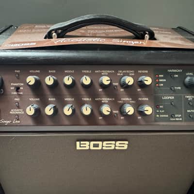 Boss ACS-LIVE Acoustic Singer Live 60w 1x6.5" Guitar Combo 2017 - Present - Brown image 4