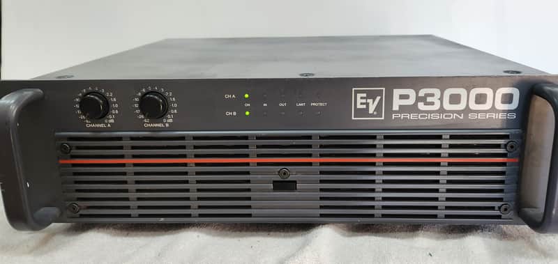 Electro/Voice Model P-3000 Power Amp 2x 750 Watts 8Ω, In good condition, Made in Germany image 1