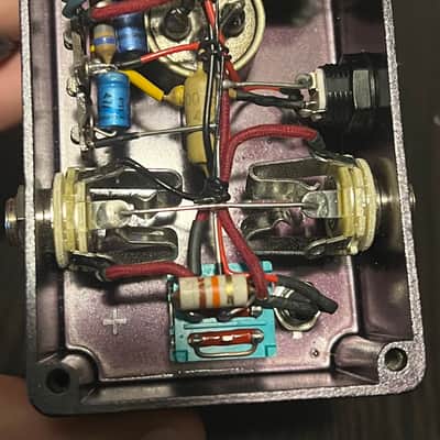 Mustard FX War Pig Treble Booster (Pedal) - 2025 - “Purple Starburst(?)” image 2