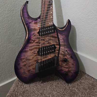 2023 Kiesel Vader VM7X Multiscale 7 String in Purple Caliburst w/OGB image 2