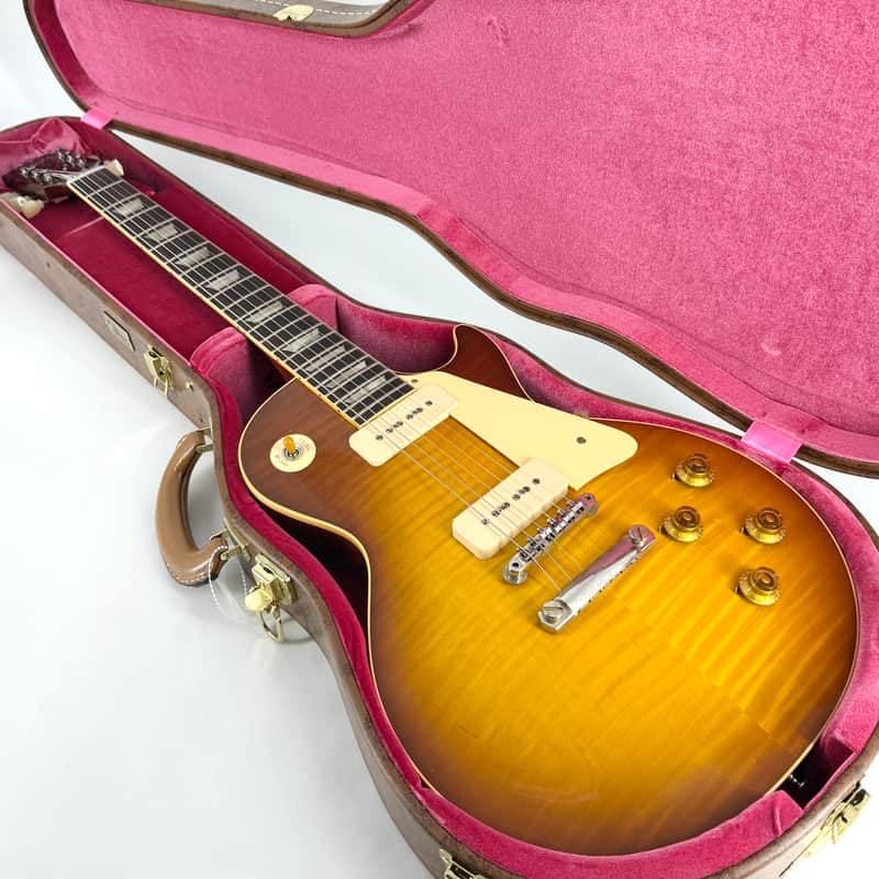 2024 Gibson Custom M2M Murphy Aged 1956 Les Paul Handpicked Top Ultra Light - Slow Ice Tea Fade image 1