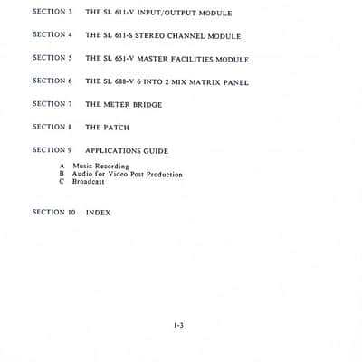 Solid State Logic SL 6000 E Series Stereo Video System Operational Guide V. 1.6F image 3