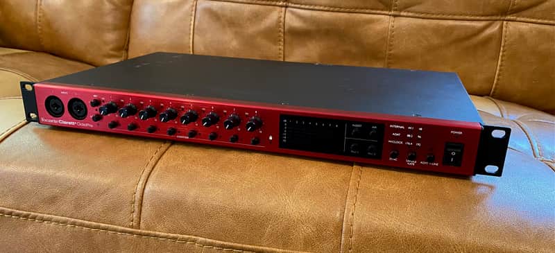 Focusrite Clarett+ OctoPre 8-Channel Microphone Preamp with ADAT I/O
