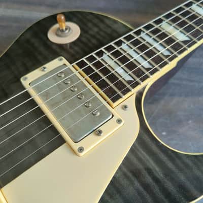 2009 Burny (Fernandes) LSD-55N Slim Les Paul Standard (Grey) image 4