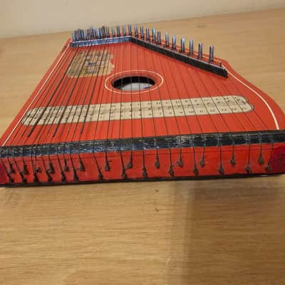 Jubel Tone Zither folk musical instrument 27 strings Musima Germany Vintage image 3