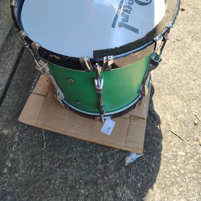 14"(Depth) x16" (Diameter) Marching Bass Drum - Green image 5