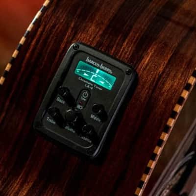 Oscar Schmidt OH32SEQN | Acoustic / Electric Bajo Quinto w/ Gig Bag, Quilt Natural. New with Full Warranty! image 8