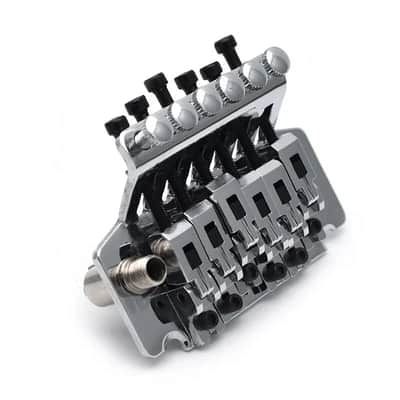Tremolo System Bridge for Electric Guitar Chrome, For Floyd Rose Double Locking image 4