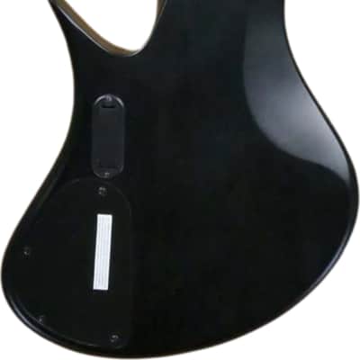 Legator HB5F Multi-Scale 5-String Bass Guitar, Richlite Fingerboard, Satin Black Burl image 3