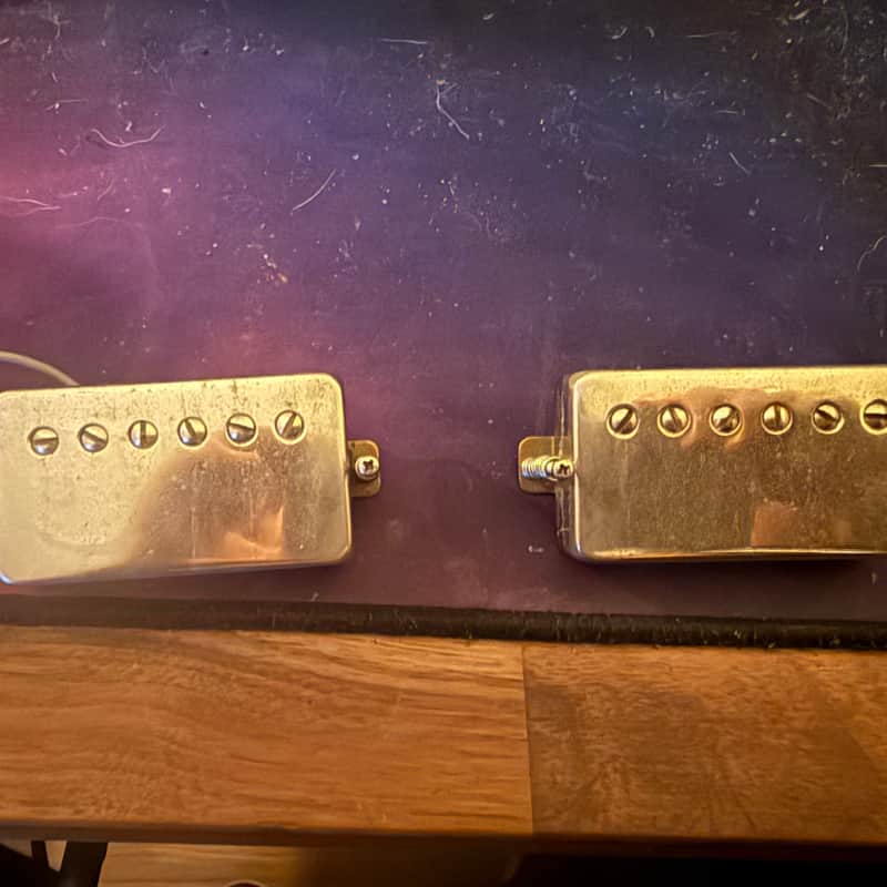 1980s Gotoh Humbucker pickups Worn Nickel