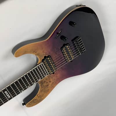 ESP E-II M-II 7 NT Purple Natural Fade 7-String Electric Guitar + Hard Case B-Stock Made in Japan image 12