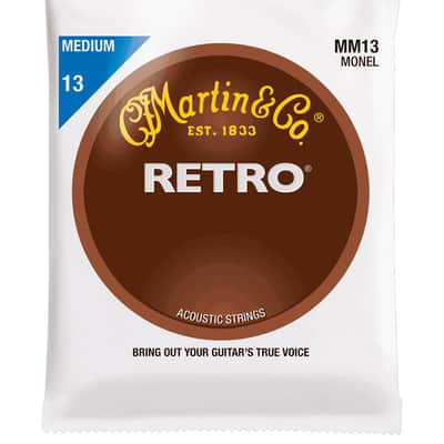 MM13 RETRO Monel Medium 13/56 Martin Strings image 4