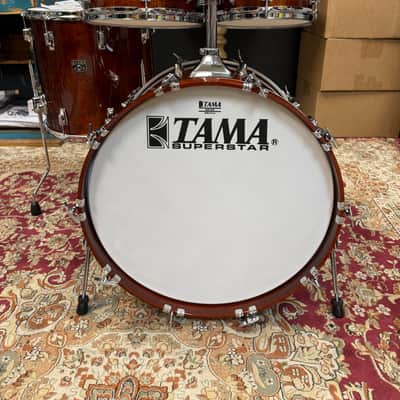 Tama 50th Limited Superstar Reissue 4pc Shell Pack Super Mahogany image 2