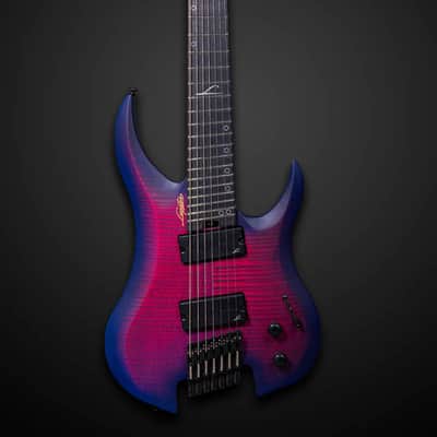 Legator Ghost G7FSS Seven String Electric Guitar - Hyper Nova Blue (G7FSS-HB) image 2