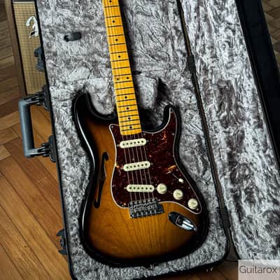 2018 Eric Johnson Signature Stratocaster Thinline Sunburst image 16