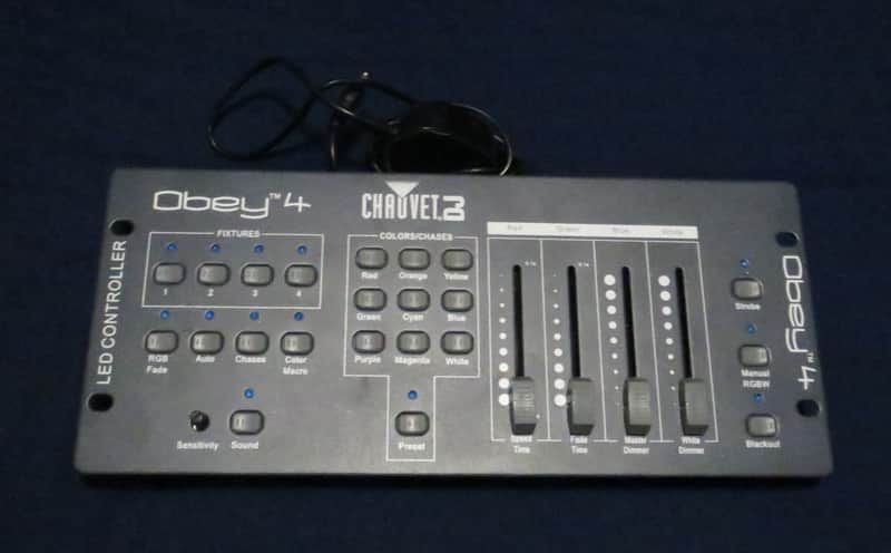 Chauvet Obey 4 Compact 16-Channel DMX Controller 2010s - Black image 1