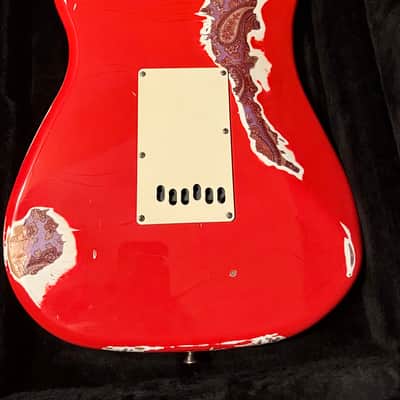 LsL Instruments Saticoy S Style 2025 - Dakota Red Over Purple Pasiley image 6
