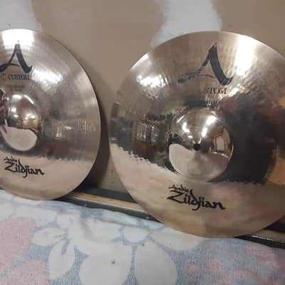 Zildjian 14" A Custom Hi-Hat Cymbals (Pair) image 3