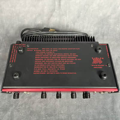 1980's Walter Woods MI 100-8 Bass Amplifier image 6