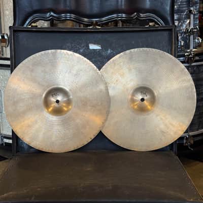 VINTAGE 1960's A. Zildjian 14" Hi-Hats - 892/974g image 2