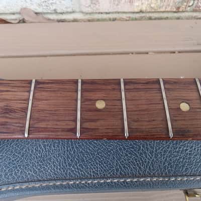 Vintage 1963 Gretsch Corvette Electric Guitar Husk Project w/ Pickups, Hagstrom Case! image 8