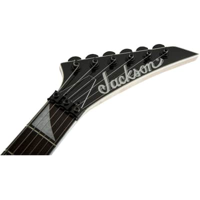 Jackson JS Series Kelly JS32 6-String Right-Handed Electric Guitar with Maple Neck, Offset Poplar Body, and Floyd Rose Tremolo System (Snow White) image 5
