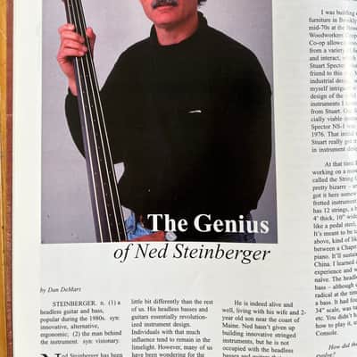 Bass Frontiers Magazine Vol.7 No.2 2000 Duck Dunn, Ned Steinberger, Mike Porcaro image 2