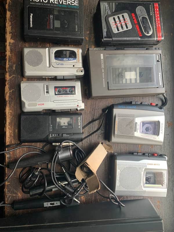 Sony Panasonic & Toshiba tape players (micro cassette & cassette machines) Misc image 1