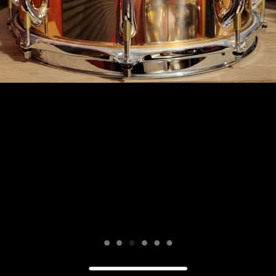 Pearl STA1465PB SensiTone 14x6.5" Premium Beaded Phosphor Bronze Snare Drum 2014 - 2020 - Bronze image 7