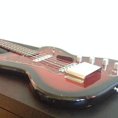 Vintage Silvertone 1443 Bass Danelectro Hornet + Original Case image 15