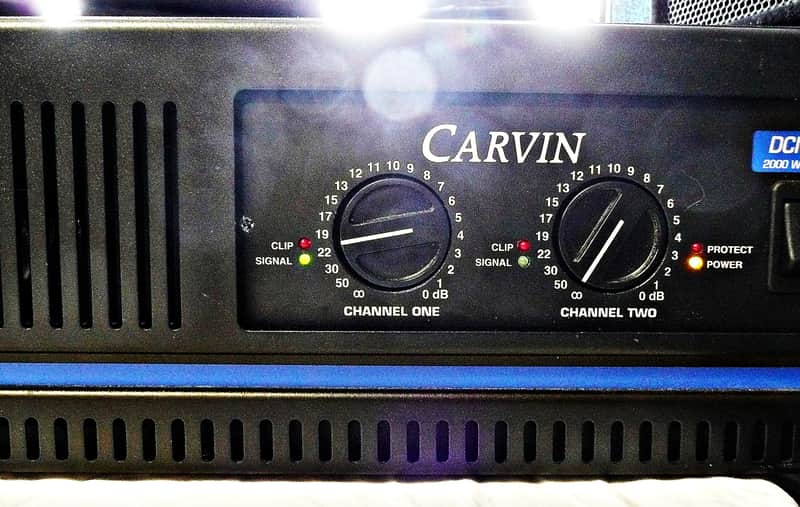 CARVIN DCM2000 2 Channel 2000 Watt Power Amplifier - PV Music