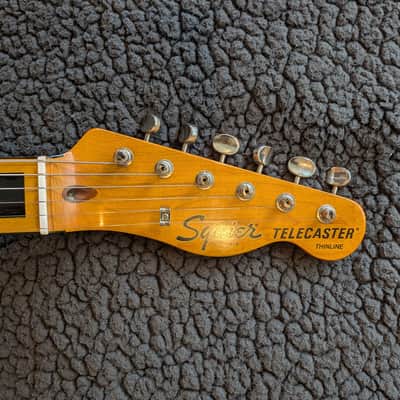 Squier 2021 Classic Vibe 70s Thinline Telecaster Hollow Body Electric Guitar image 8