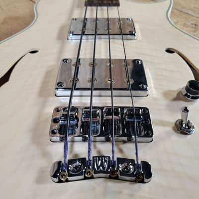 Warwick Star Bass II SC 2010 Germany Flamed Maple Satin w/ Orig Flight Case & Box - Natural image 18