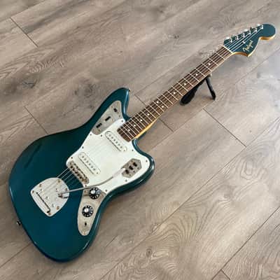 Fender Squier Jaguar - Lake Placid Blue/Sherwood Green John