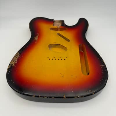 MJT Telecaster Body 1-Piece Alder Relic Nitro Light mjt6651 image 5