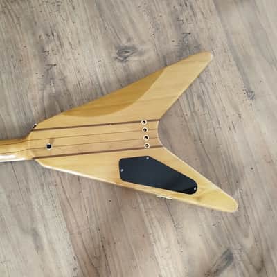 Kay Flying V bass 1980s - natural image 3