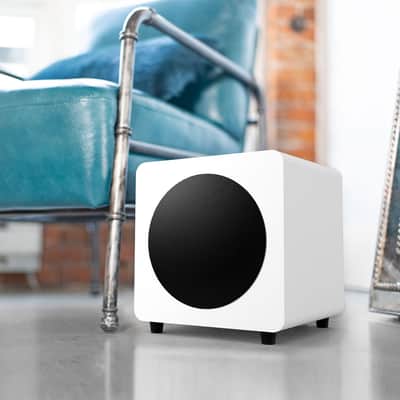 Kanto: SUB8V Powered Subwoofer - Matte White (SUB8VMW) image 2