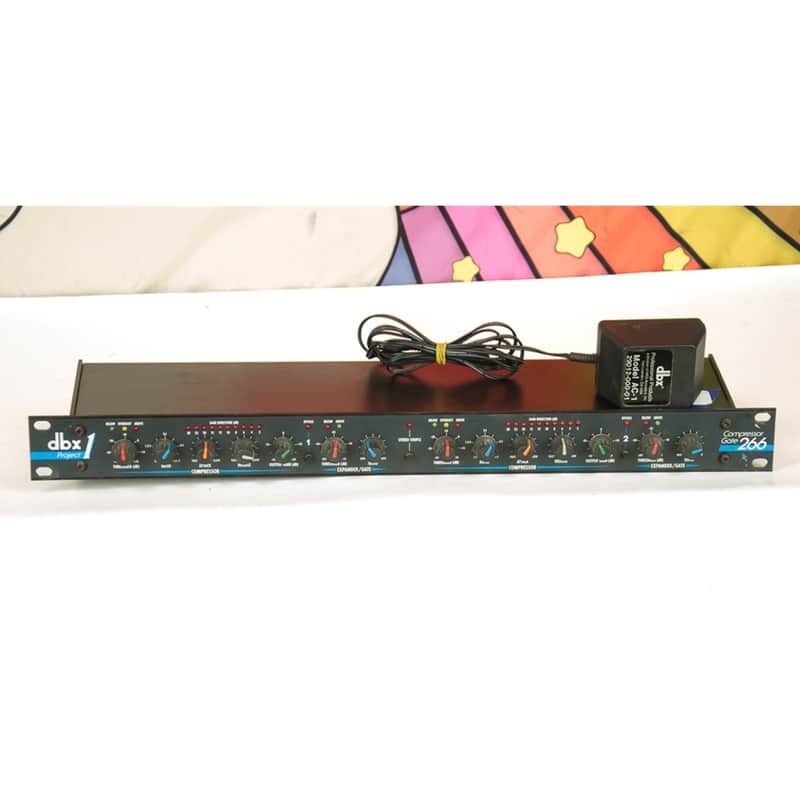 Used DBX 266 Project 1 Dual-Channel Compressor / Gate / with power-supply image 1