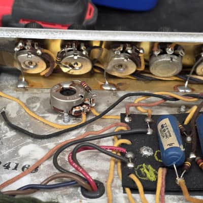 Fender Super Reverb Chassis W Mounting Hardware 1966 image 22