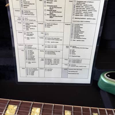 Shabat Lion Special Mahogany 24.75" Scale Humbucker Guitar – Inverness Green image 10