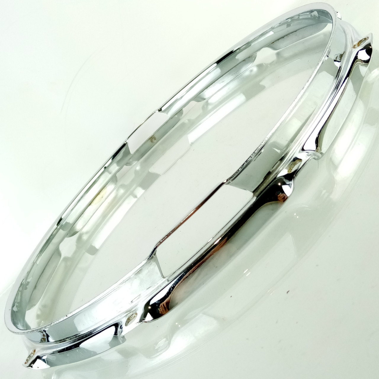 Ludwig 14"10Lug Resonant 2.3mm Snare Drum Rim/Hoop Triple Flange Vintage 80s USA — main photograph